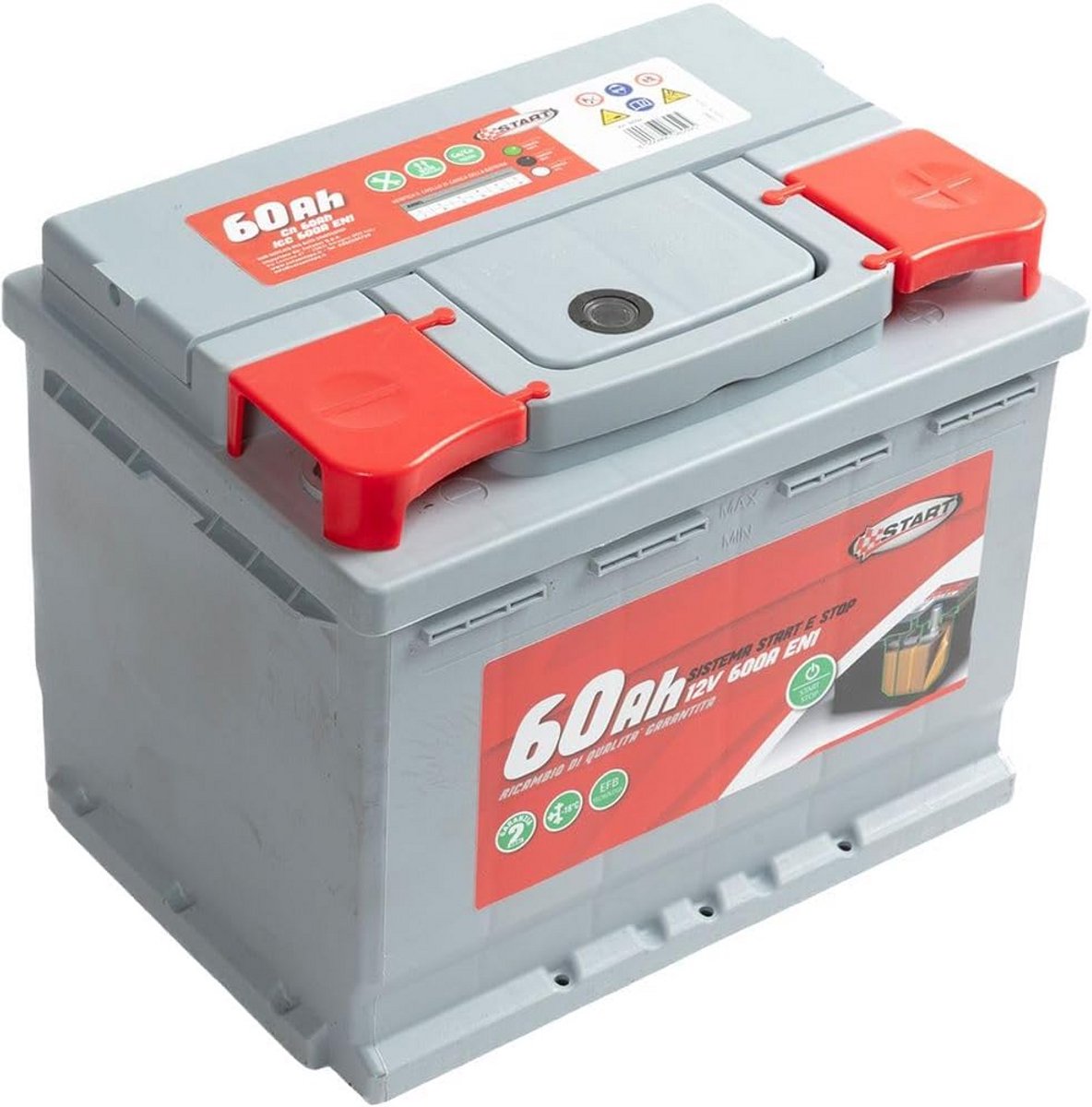 12V 60Ah 540A Start-Stop Auto Accu met EFB Technologie