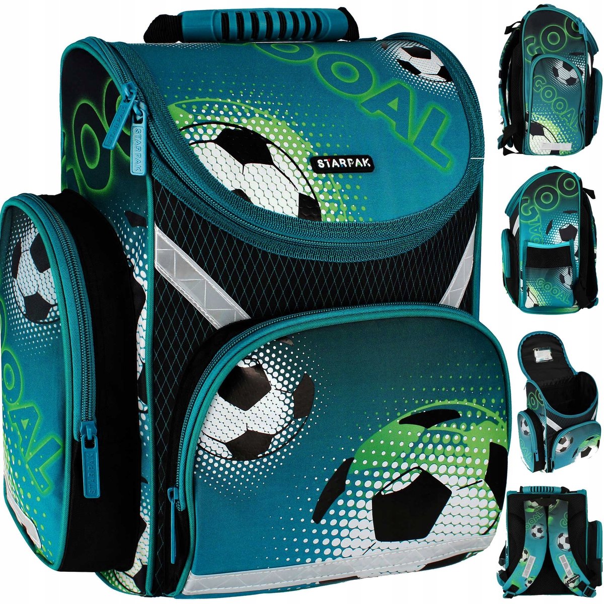 Starpak Schooltas Voetbal Jongens Ergonomisch 37x34x20cm