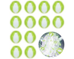 12-pack - Huisdierhaarverwijderaar - Wasmachine pluizenballen - Huisdierhaarverwijderaar - Hondenhaarverwijderaar - Herbruikbaar - Nylon anti-klit - Wasballen - Anti-klit wasballen - Vlekverwijderingsballen