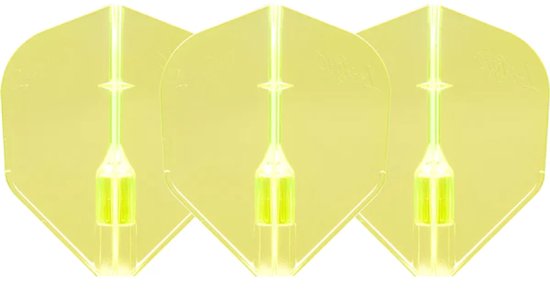 L-Style Fantom EZ L3 Shape Neon Yellow - Dart Flights van L-Style — afbeelding 4