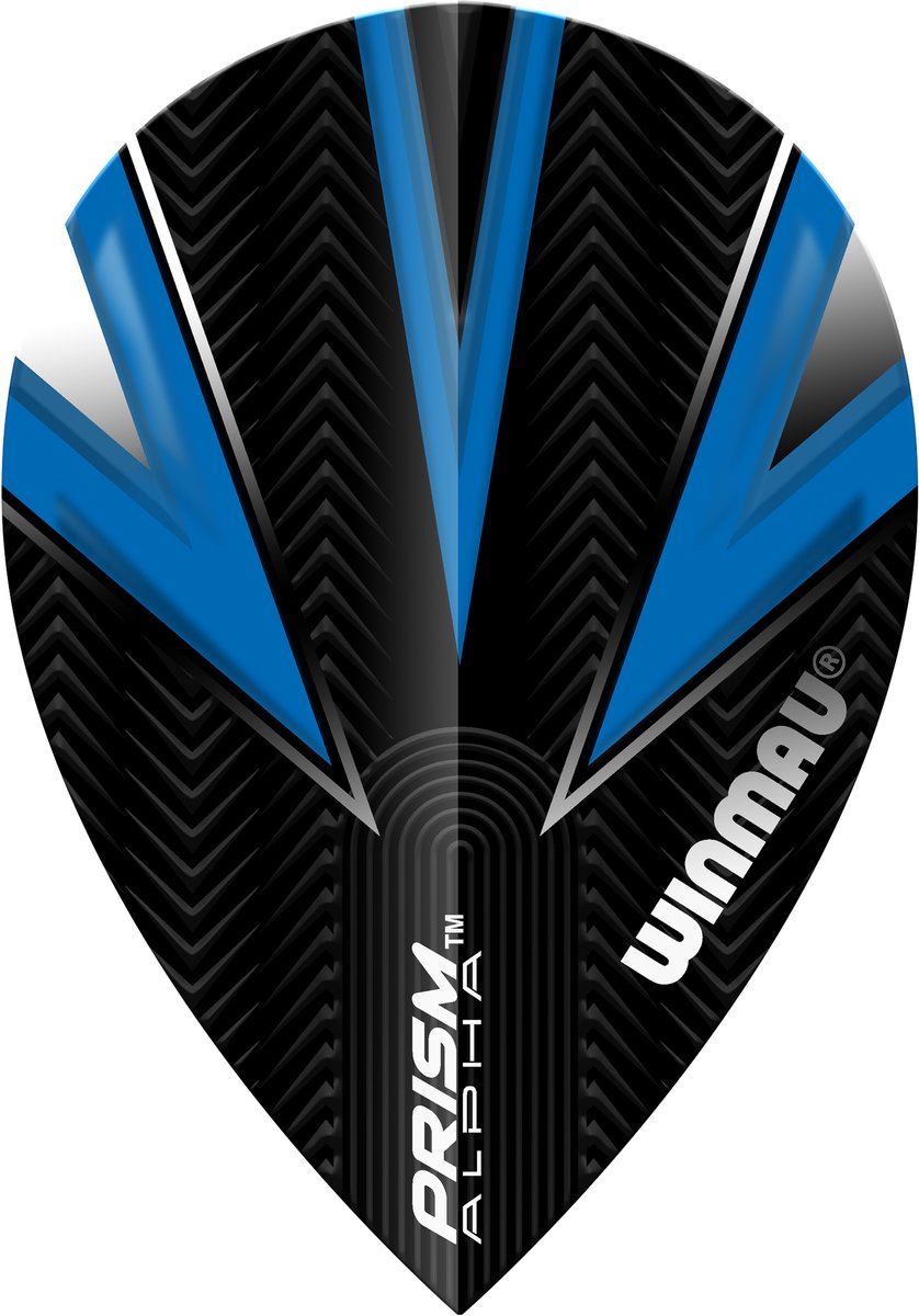 Winmau Prism Alpha Pear Blue & Black - Dart Flights