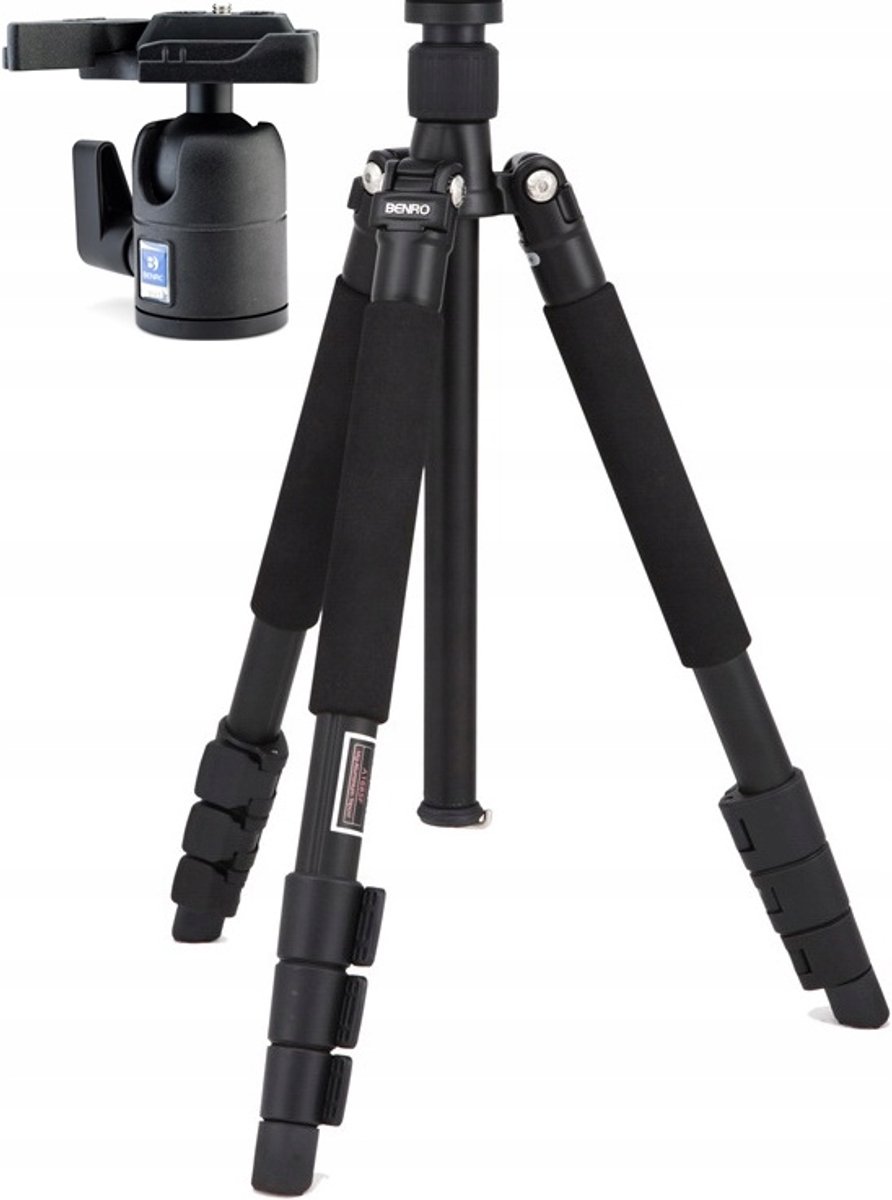 Benro Travel Angel A2685F BH1 Aluminium Statief - Lichtgewicht en stabiel