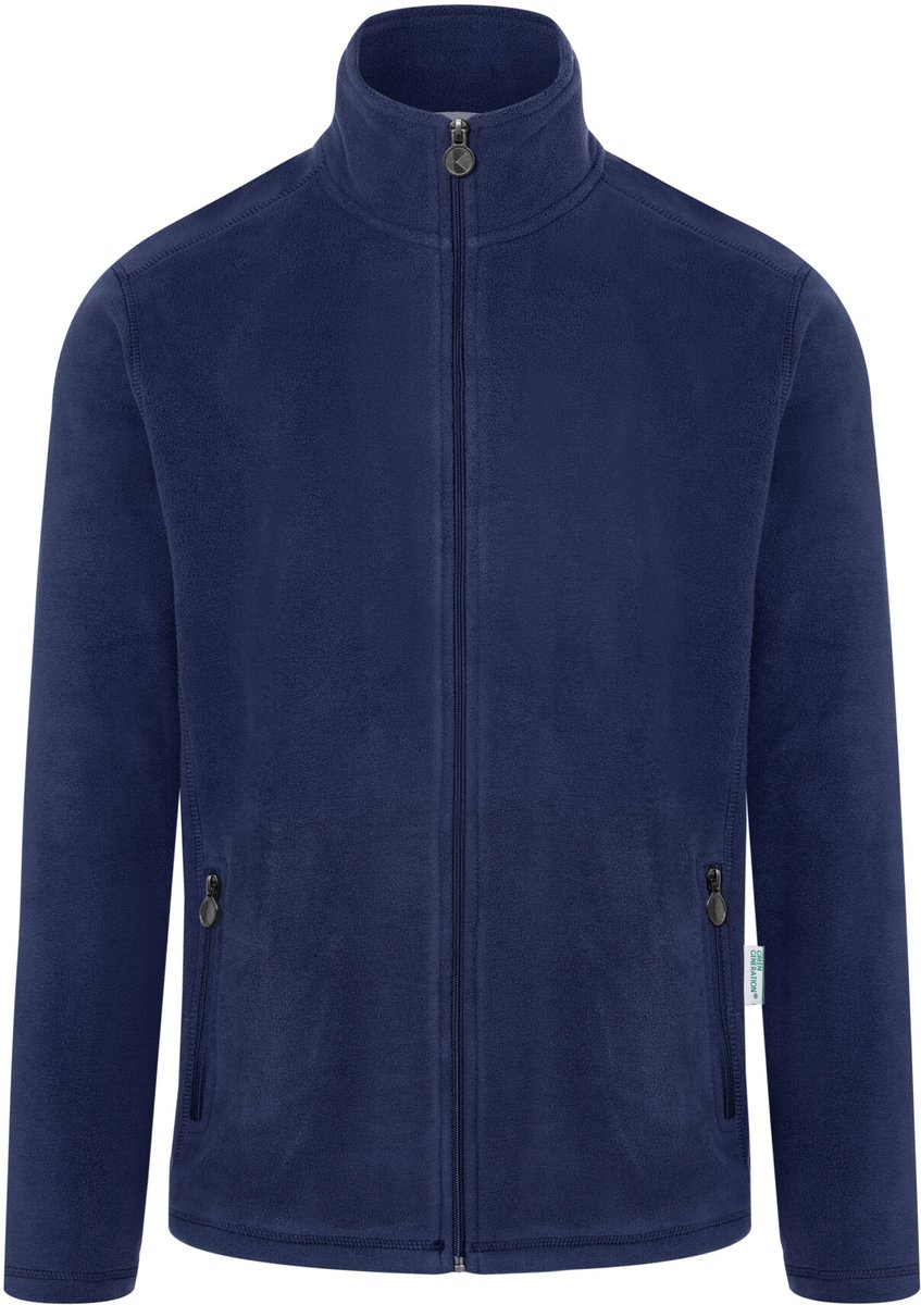 Karlowsky Men´s Workwear Fleece Jacket Warm-Up KY153 ca. Pantone 533C Marineblauw