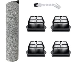 Vervangende accessoires - 6 stuks - geschikt voor Tineco iFloor 3 - Floor One S3 - iFloor 3 Breeze Complete - Floor One S3 - met 1 borstelrol en 4 HEPA filter