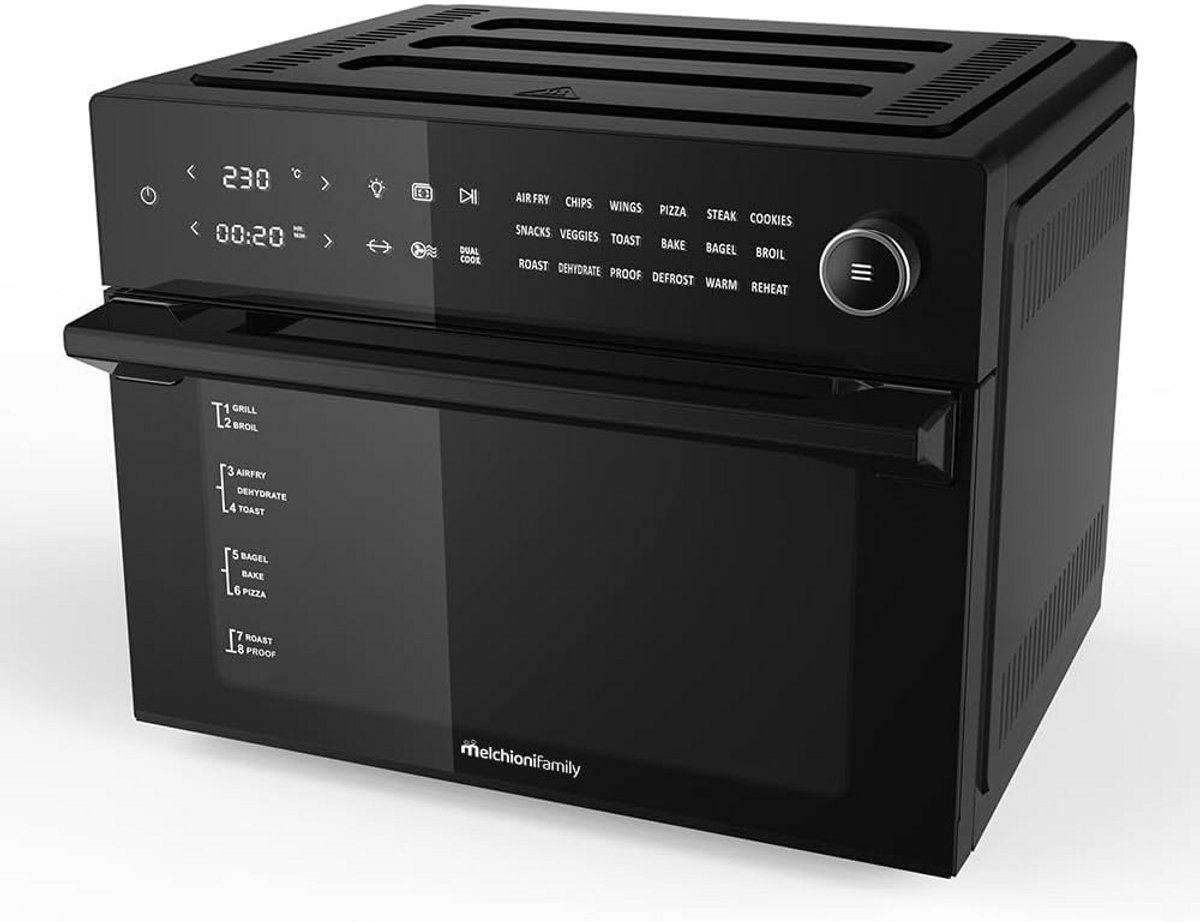 Digitale Heteluchtfriteuse van 30L met Dubbele Functie en 18 Programma's