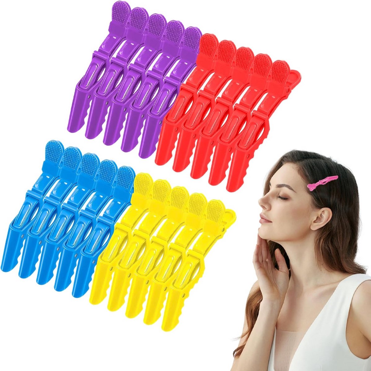 20 Stuks Professionele Styling Haarklemmen voor Dames