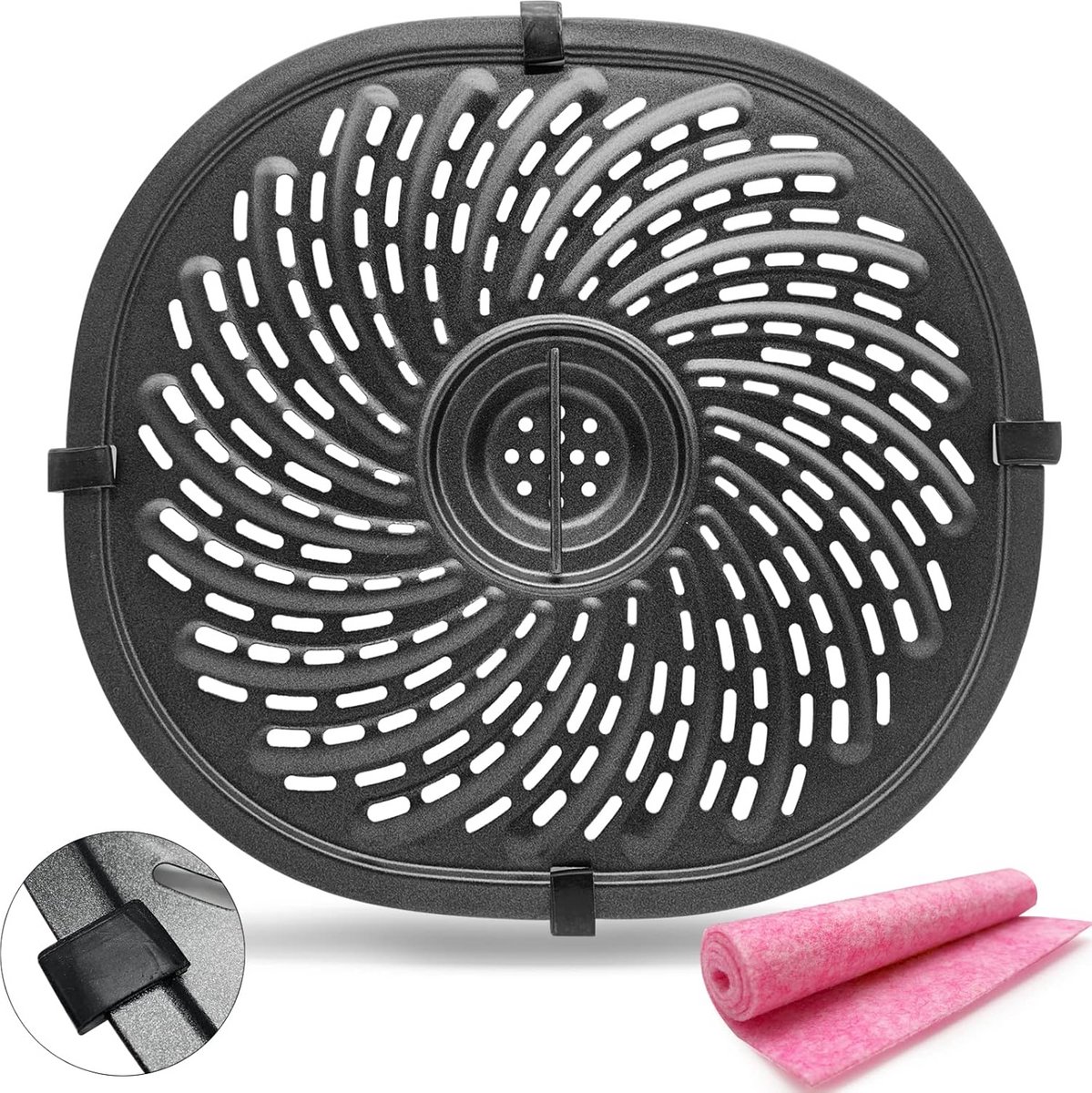 Vervangende Grillpan voor 7QT Airfryer Crisper Plate met Antiaanbaklaag
