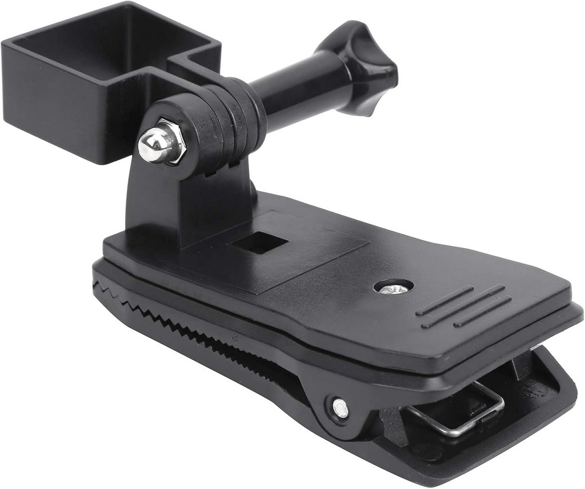 Borstband en Rugzakclip voor Actiecamera's met Schroefbevestiging