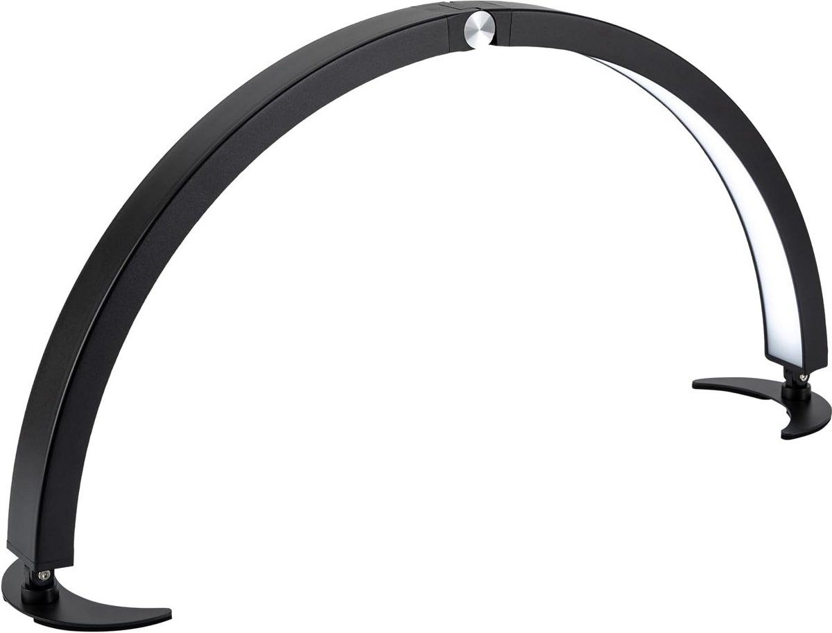 Grote Halve Maan LED Lamp voor Nagelstudio en Schoonheidssalons - 71cm Dimbaar Licht