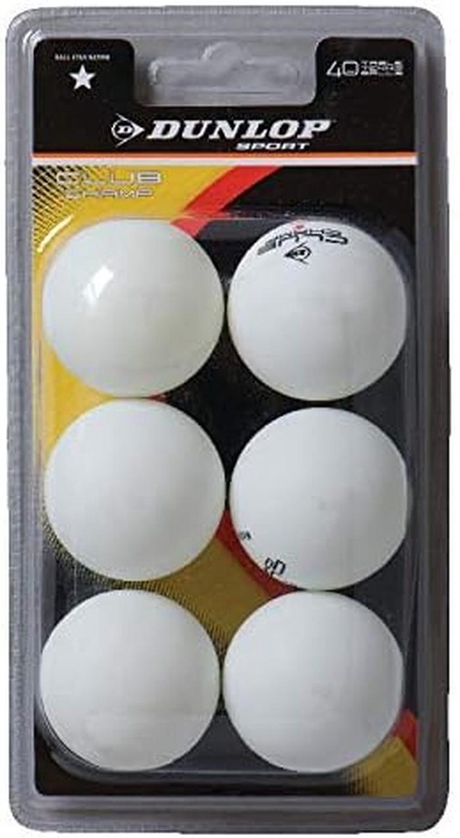 Tafeltennisballen 1 Ster Training - Set van 6