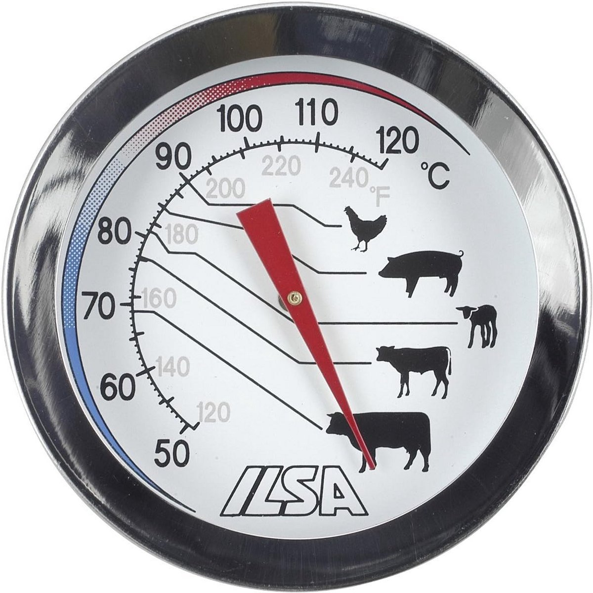 Digitale Vleesthermometer met Ingevoegde Sonde voor Perfect Gegaard Vlees
