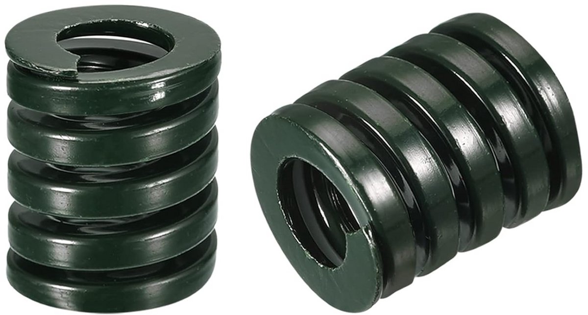 Set van 2x 3D-printer Drukveren - Compressieveer Ø20mm x 25mm - Groen