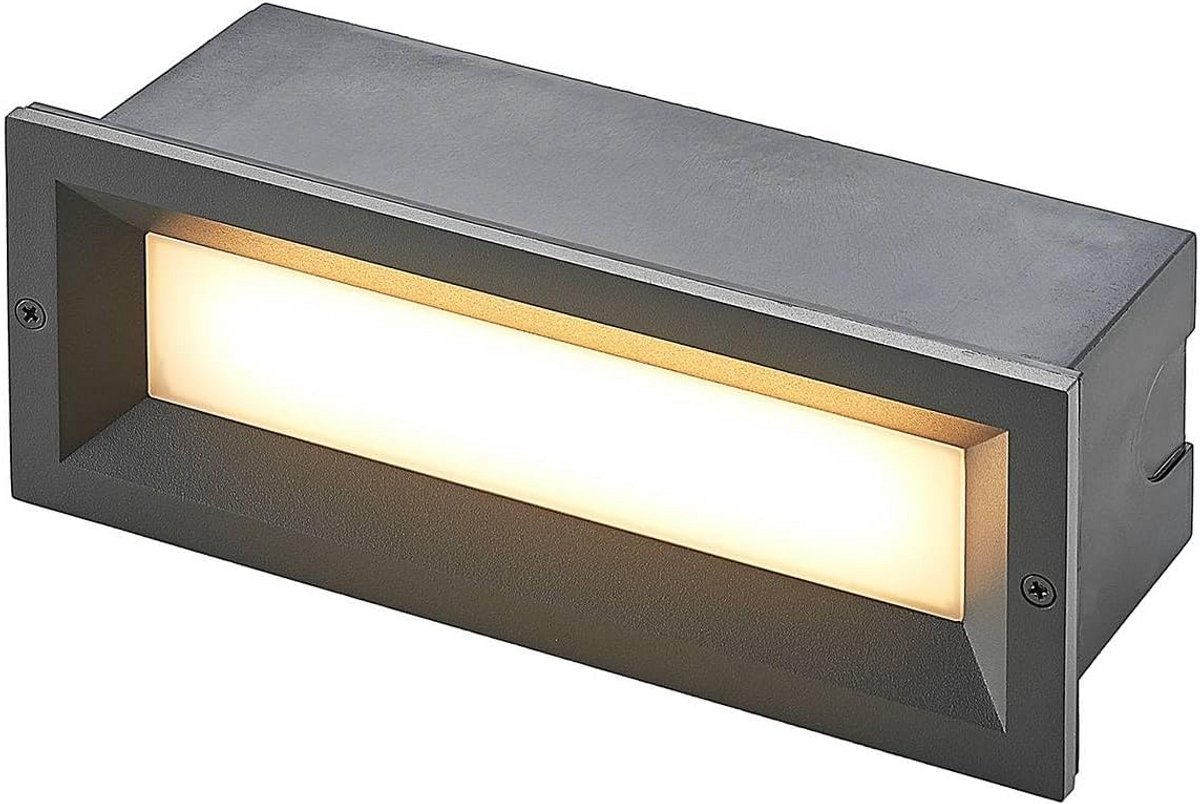 Moderne LED Buitenlamp Zwart - Wandlamp voor Buiten/Inbouw - Waterdicht IP65