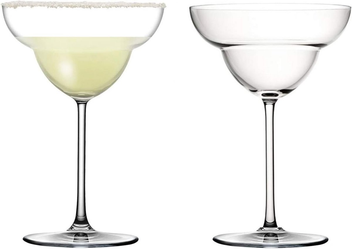 Margarita Glazen Kristalglas Set van 2 - 400 ml - Loodvrij Cocktailglas