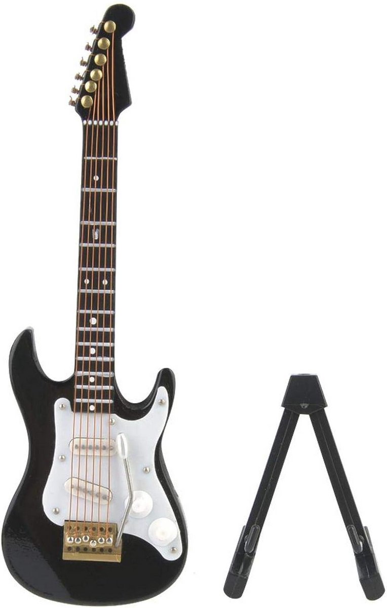 Decoratieve Houten Elektrische Gitaar Miniatuur voor Display