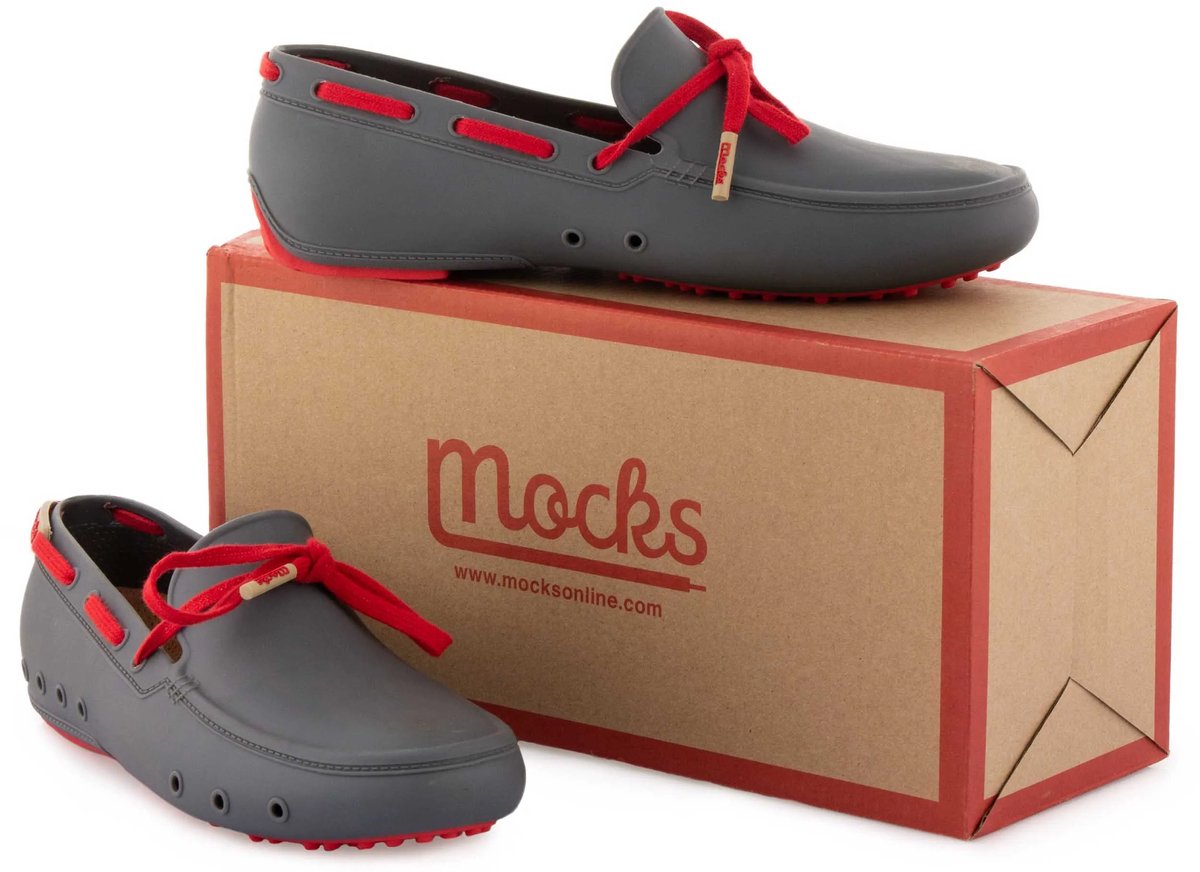 Unisex zomerschoenen Mocks grijs - 38