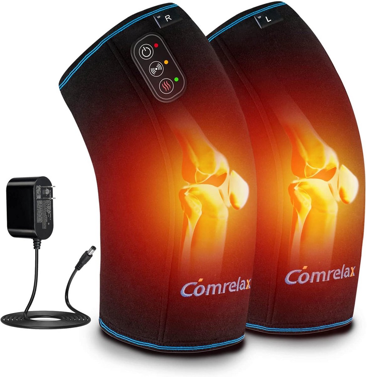 Knieverwarmer en Massageapparaat voor Kniepijn - Trilling & Warmte Functies