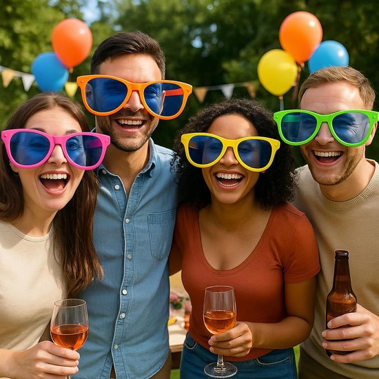 Gigantische Grappige Zonnebril - Oversized Feestbril voor Verjaardag & Carnavalskostuum van Merkloos — afbeelding 2