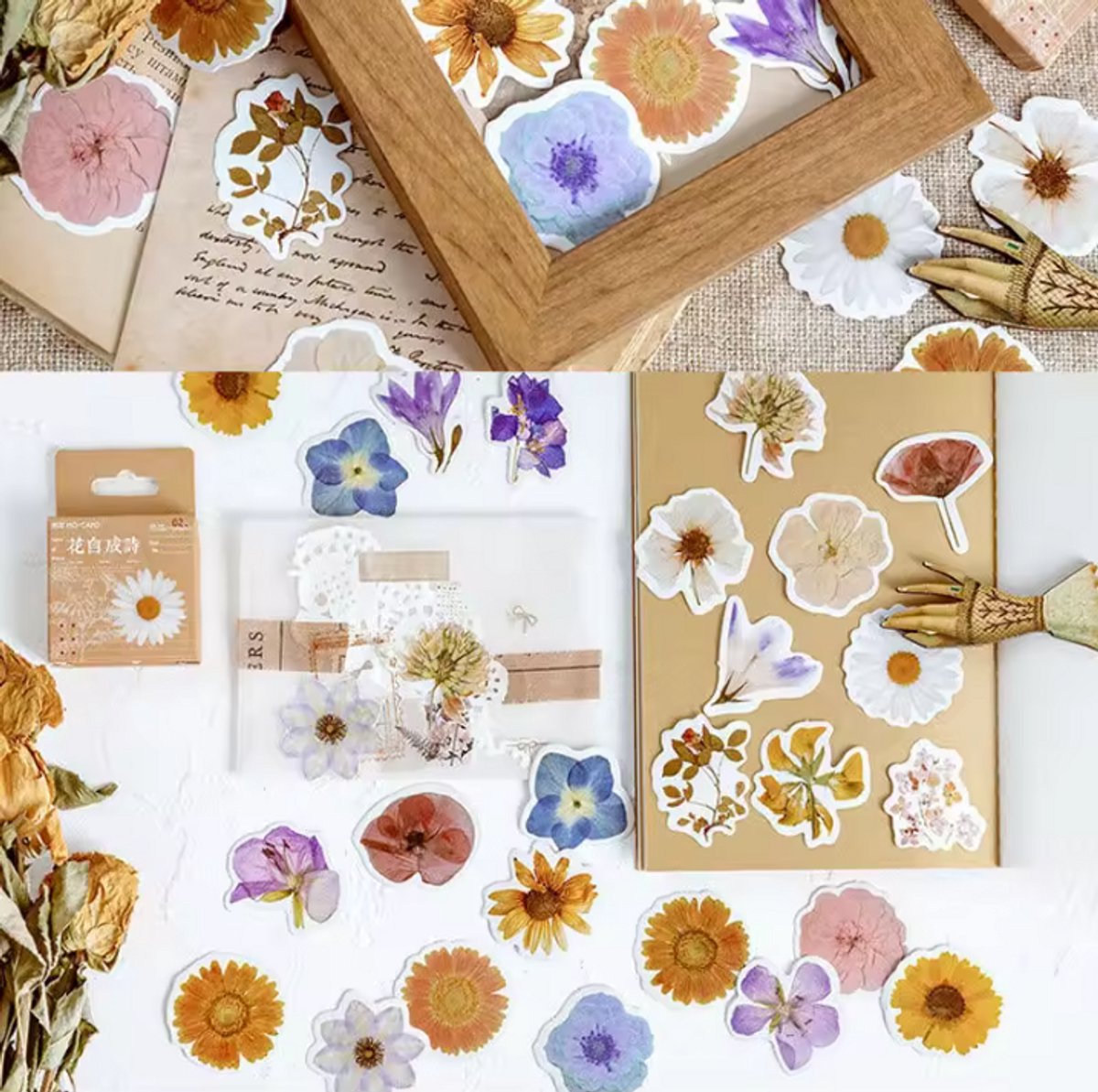 New Age Devi - 46-delige Bloemen 2 - Flower Sticker Set
