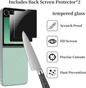 Screenprotector met mes dat door gehard glas snijdt, krasbestendig, HD.
