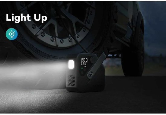 Cycplus AL7 Pomp Draadloos Oplaadbaar 100 Psi van CYCPLUS — afbeelding 4