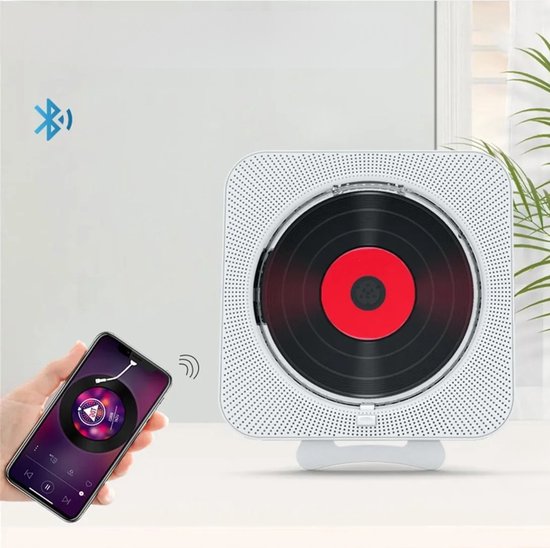 Benelux Select CD Speler Bluetooth - CD Speler Met Bluetooth - CD Speler Draagbaar - USB - LED-Display - 6,7 x 16,7 x 3 cm — afbeelding 5