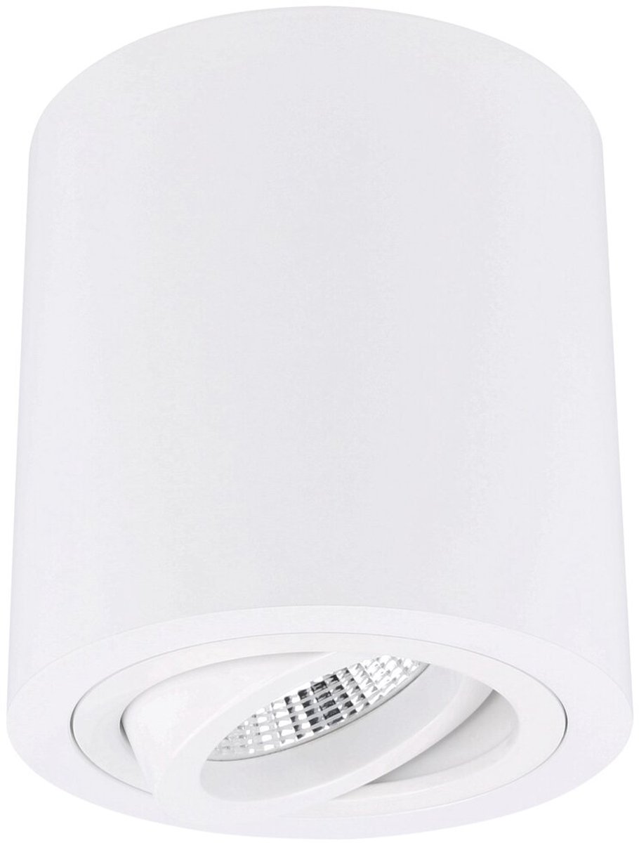 Yphix Roma Opbouwspot - Rond - 1 Lichtpunt - Kantelbaar - 90x95mm - Wit