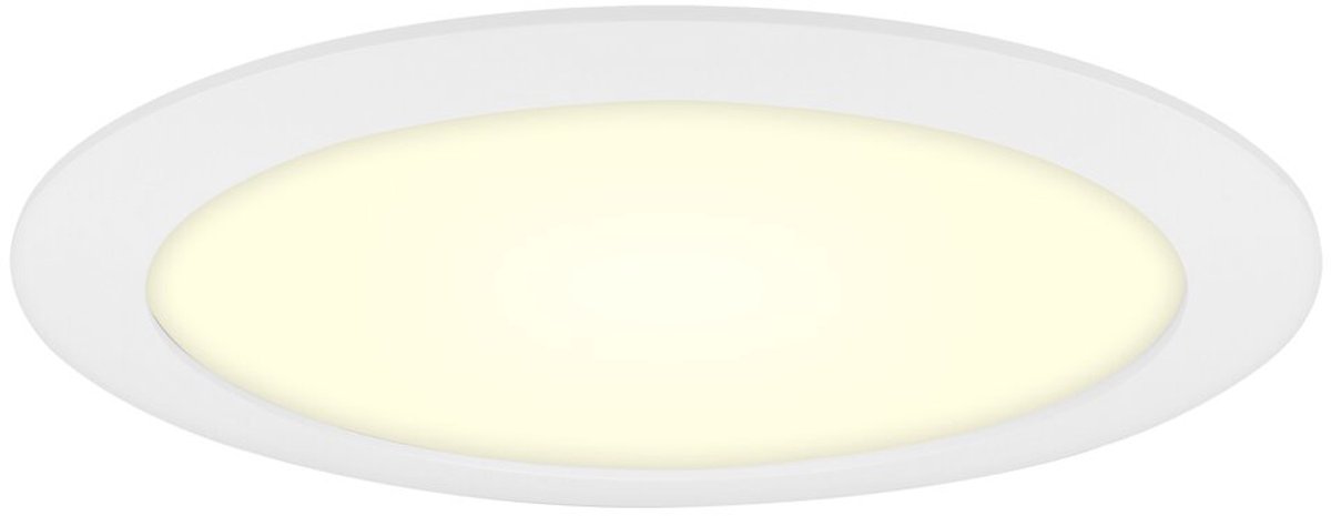 Yphix LED Paneel Rond - Downlight (IP44) - Ø 24cm - 14W - Warm wit licht (2900K) - Dimbaar - Energieklasse: E -
