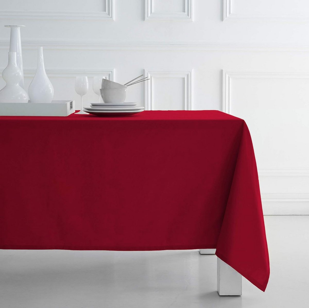 Tafellaken Rechthoekig 150 x 250 cm Paars Polyester