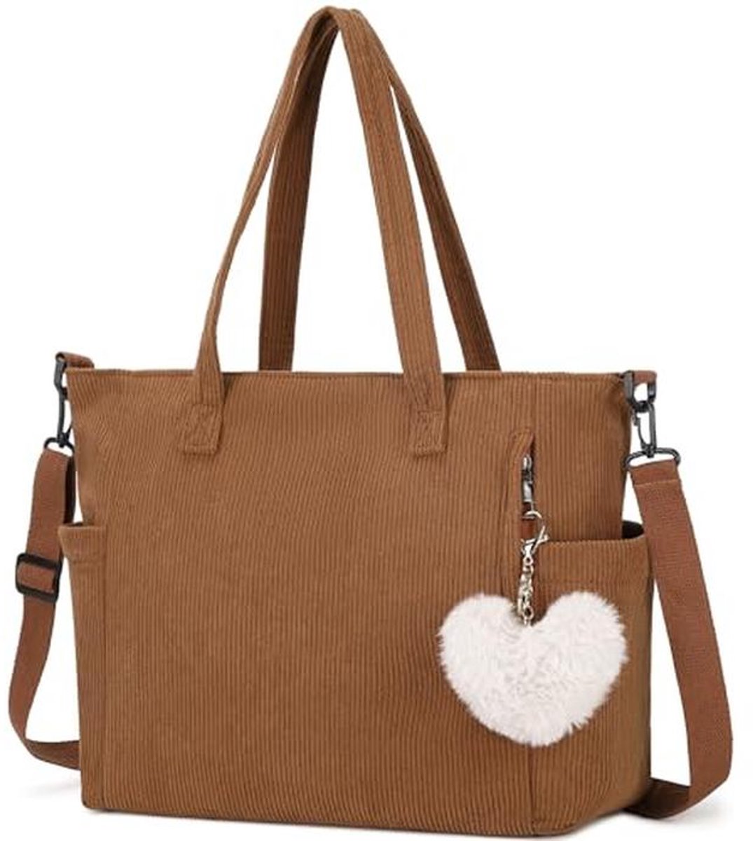 Dames Schoudertas - Grote Shopper voor Werk, Reizen en School