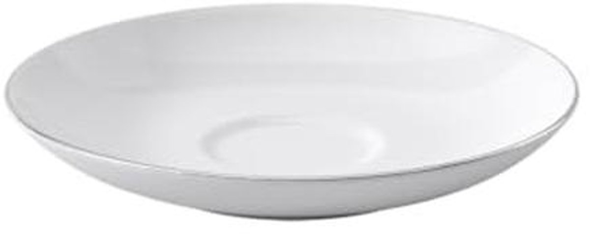 Stijlvolle Theekop Met Schotel 15cm - Anmut Platinum