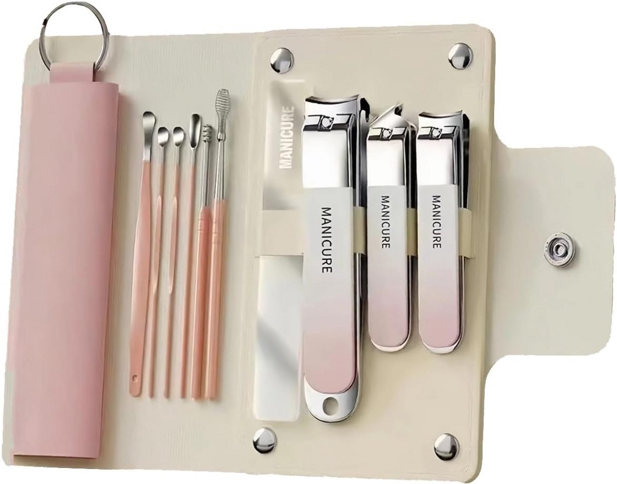 Professionele Pedicure en Manicure Set RVS - Complete Nagelverzorging Tools