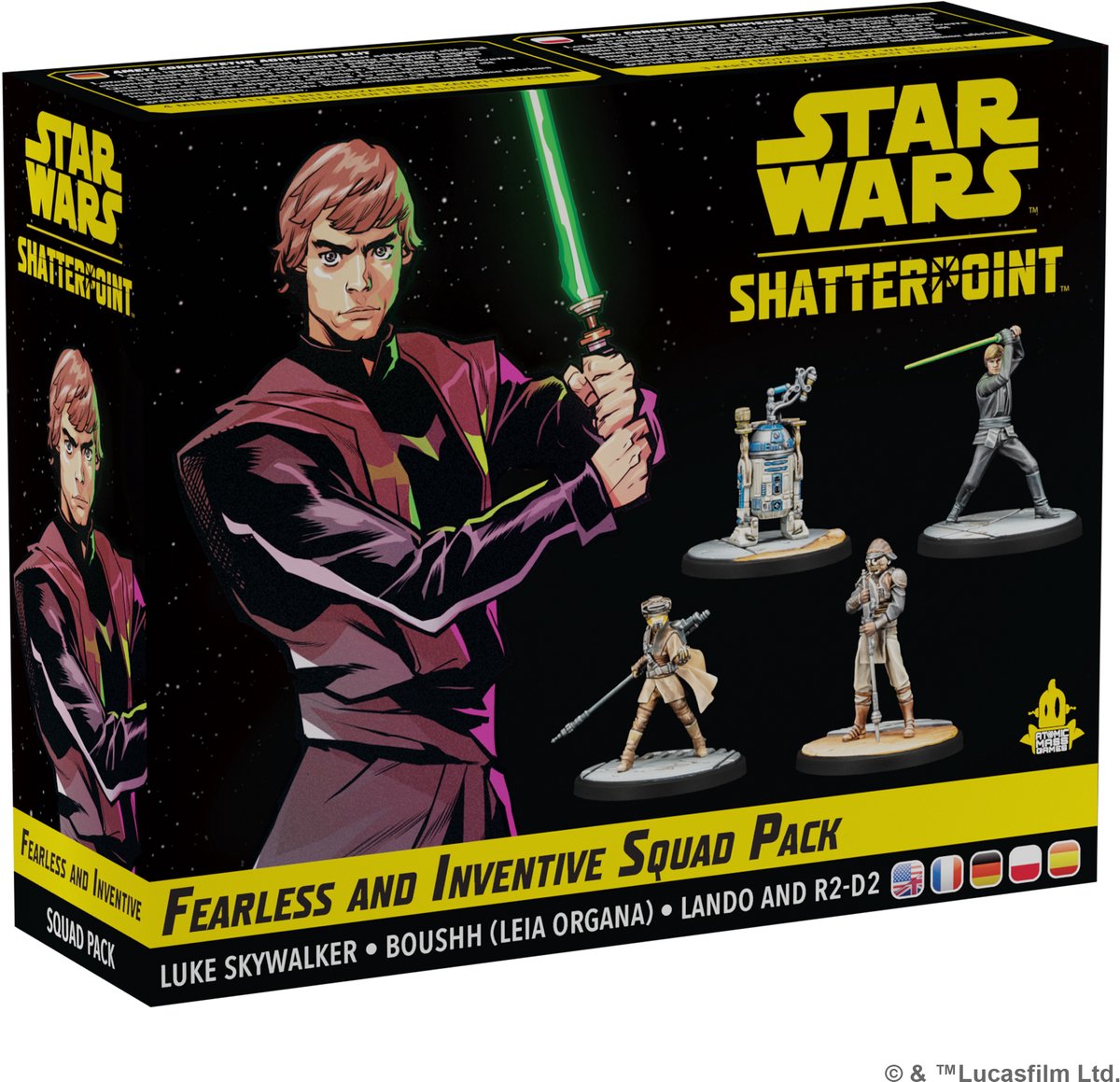 Atomic Mass Games Star wars shatterpoint fearless and inventive squad pack - en/fr/de/pl/es