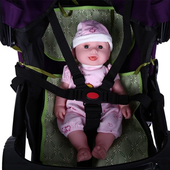 Veiligheids gordel voor kinderstoel en buggy - 5-punts harnas voor baby's — afbeelding 4