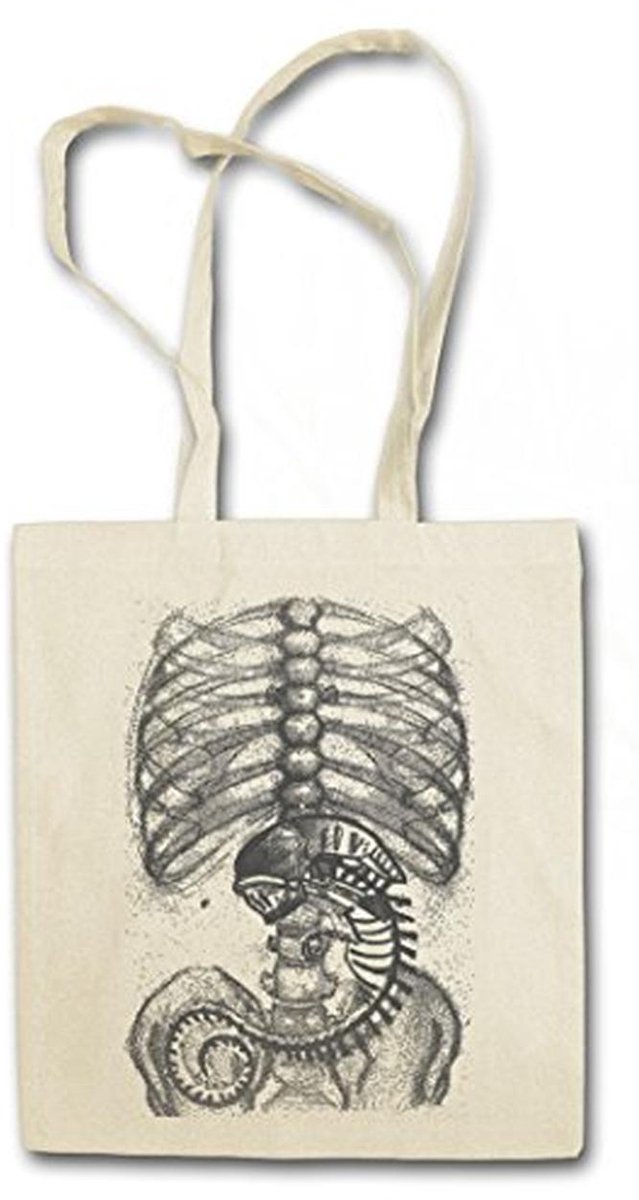 Xenomorph Alien II Boodschappentas - Hipster Schoudertas voor Dagelijks Gebruik