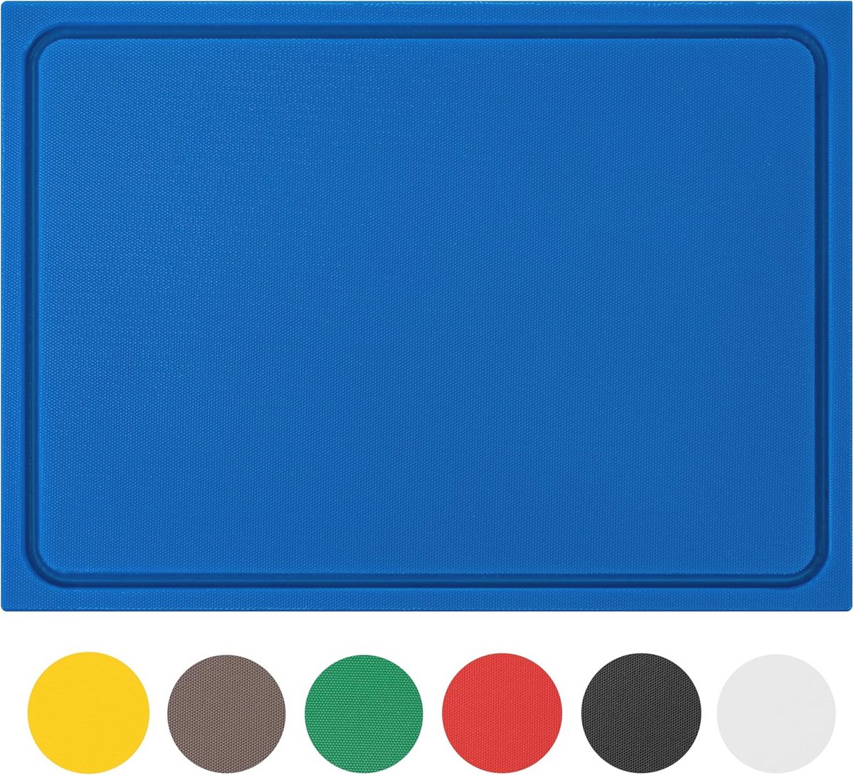Stevige Kunststof Snijplank - 45x30 cm - Vaatwasmachinebestendig - Extra Dik - HACCP Keuring