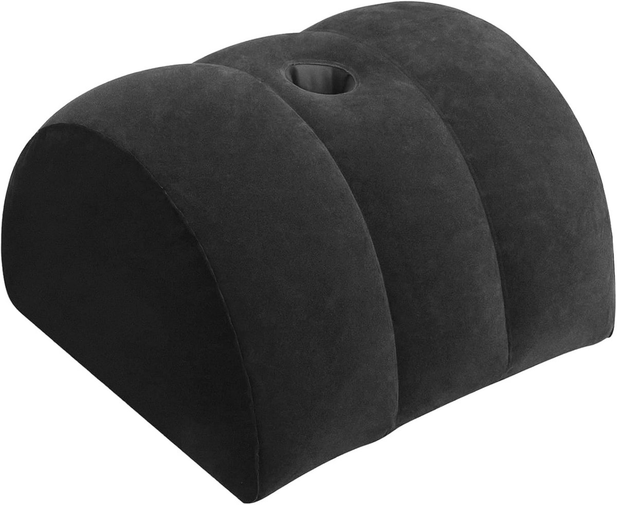 Opblaasbaar Wigkussen voor Reis - Lichtgewicht Bedwigkussen voor Comfortabel Slapen, Lezen, en Ondersteuning bij Rugpijn