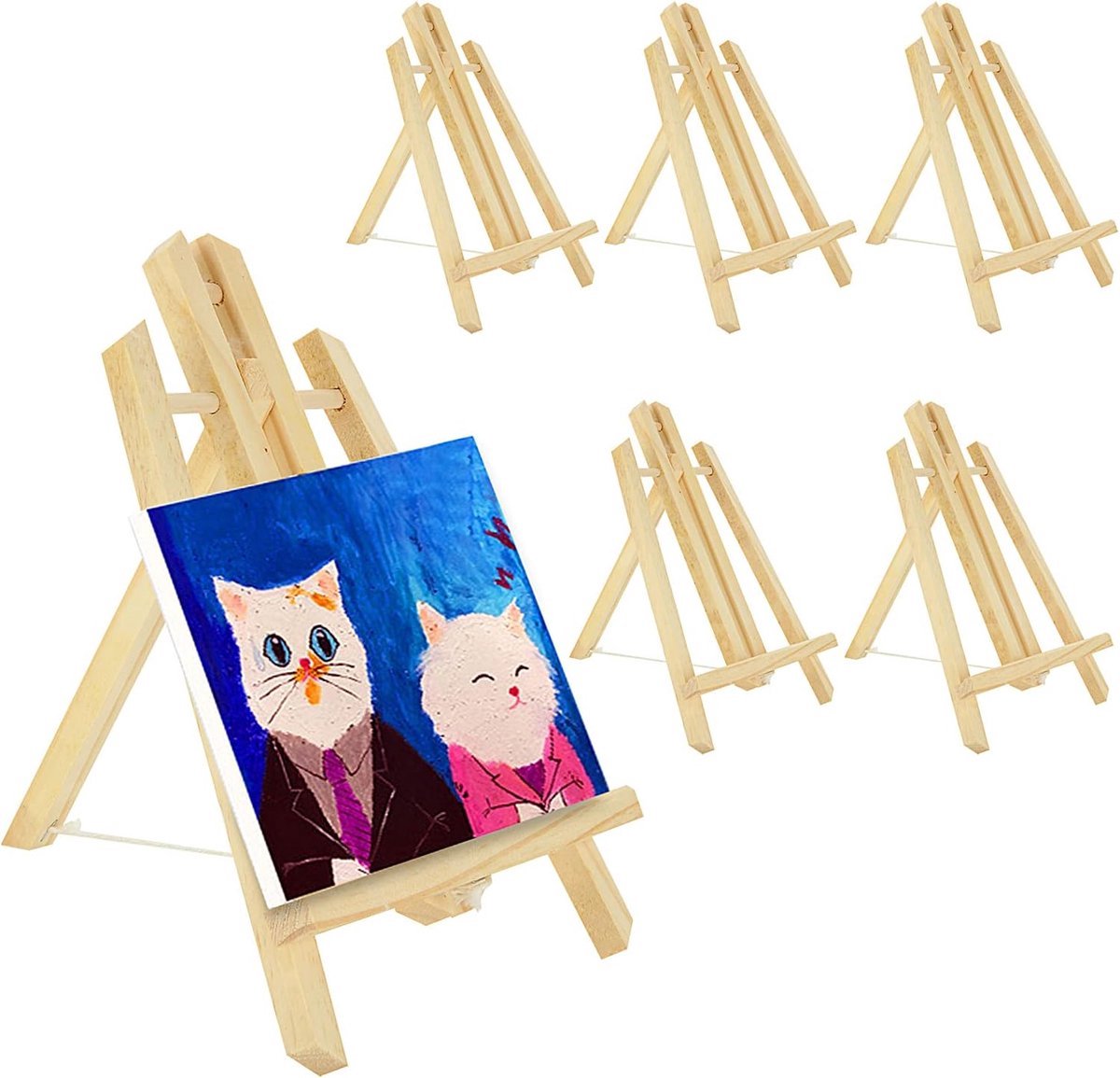 Stunq® 6 stuks verstelbare mini-schildersezelstandaard 30 cm - tafelblad ezel standaard Is dit de gewenste aanpassing?