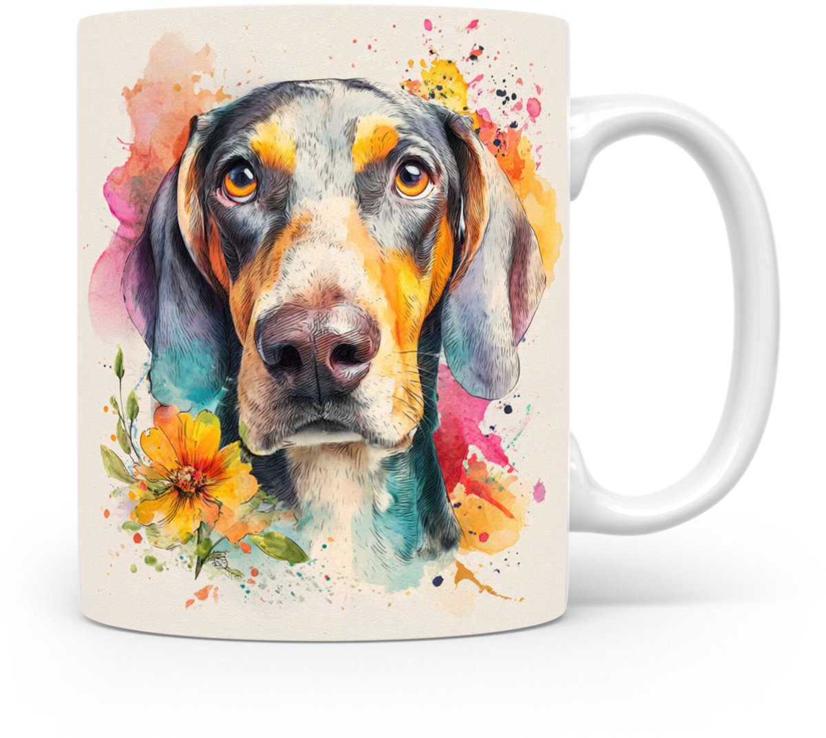 Beker witserse Lopende Hond (Laufhund)