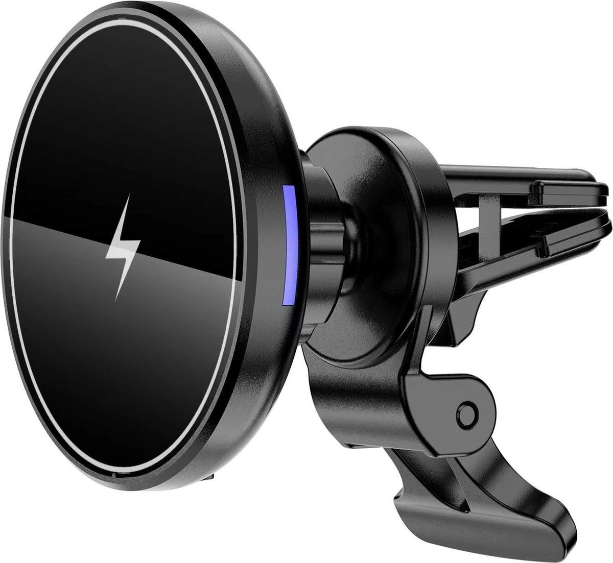Draadloze GSM houder Telefoonhouders Auto + Draadloos laden /Fast Charge Qi - Universele Autohouder - Telefoonhouder auto - Ventilatierooster - auto oplader - Snelle telefoon lader auto -15W / 10W /7.5W - Geschikt voor Iphone 12 / 13 / 14 / 15 / 16