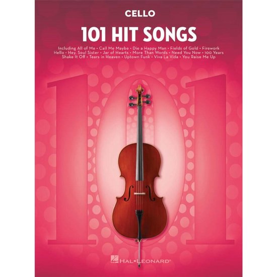 101 Hit Songs for the Cello