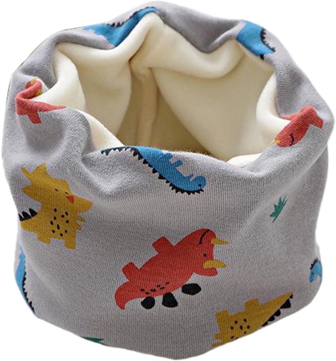 Kinder ronde sjaal - Baby katoenen sjaal - Warme nekwarmer - Multifunctionele sjaal - Geschikt voor winter, herfst en lente - Geschikt voor jongens en meisjes - 21*21cm -Stijl 3
