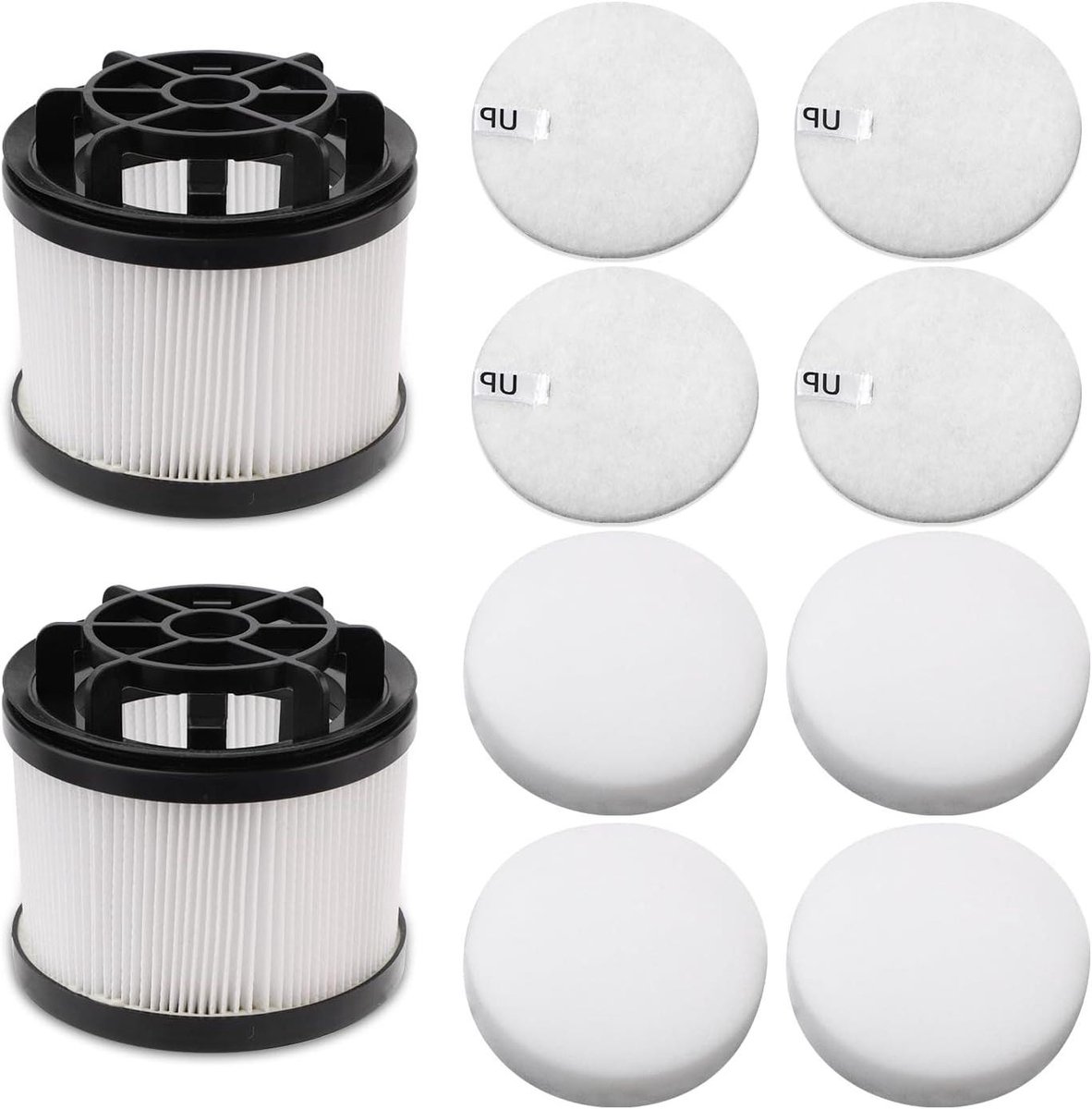 Filtervervanging Snoerloze Stofzuigerfilters Compatibel Levoit Stick Vacuum LVAC-200 - Set van 6 stuks