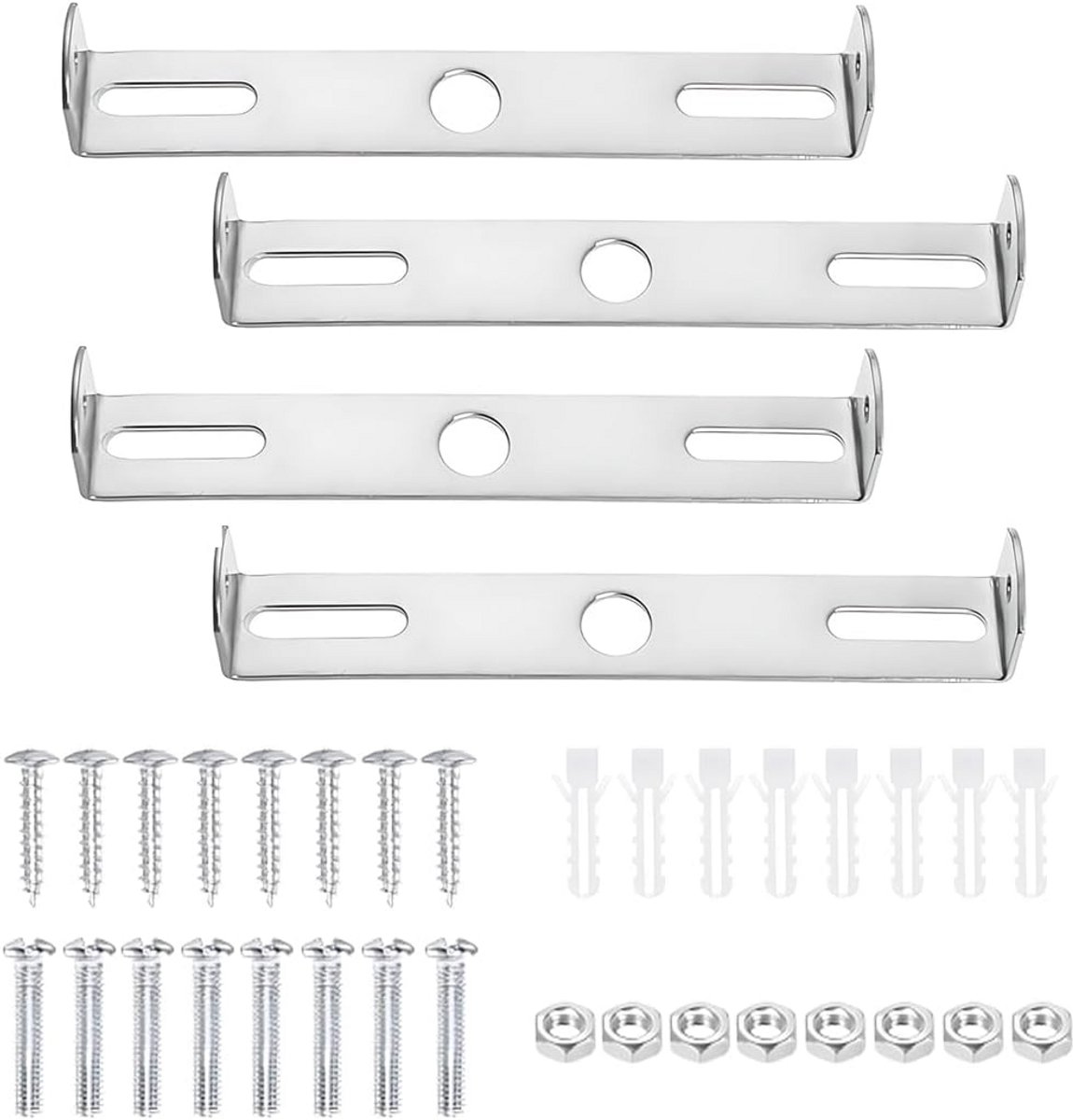 Ceiling Light Holder 90mm - Set van 4 plafondlamp houders met schroeven voor woning en kan