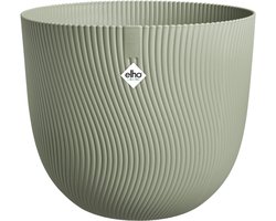Elho Sereh Rond 25 - Bloempot voor Binnen & Buiten - 100% Gerecycled Plastic - Ø 24.5 x H 21 cm - Scandinavisch groen