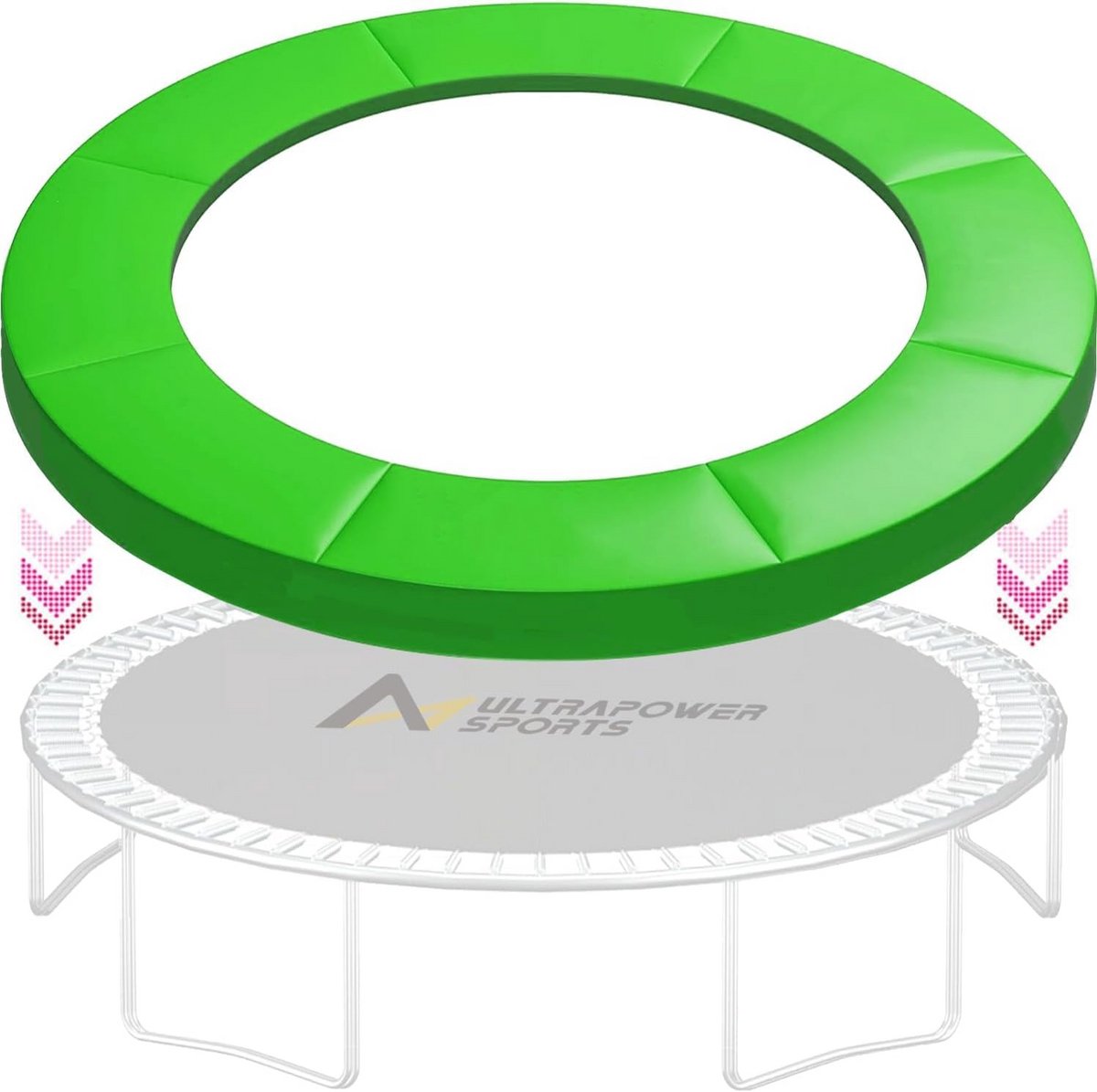 Randafdekking en Randbescherming voor Trampolines 244-427 cm - UV-bestendig en Waterdicht