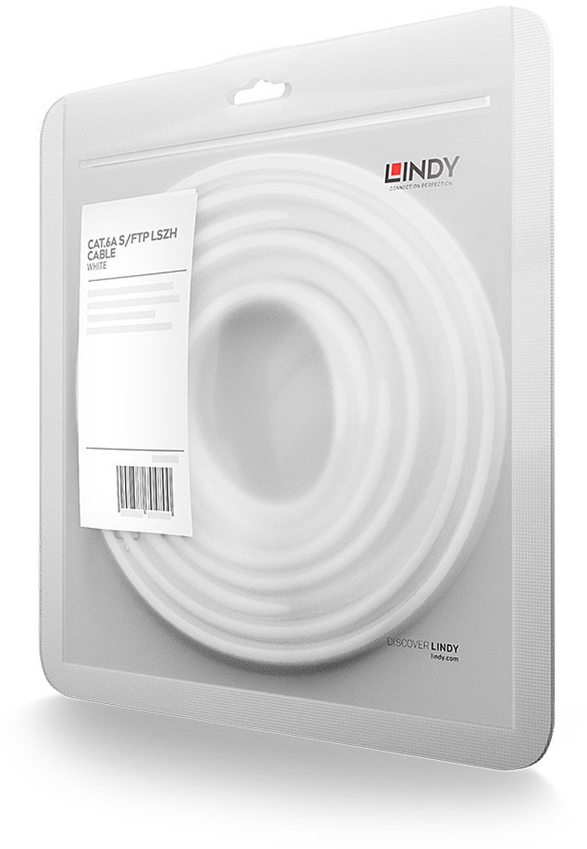UTP Category 6 Rigid Network Cable LINDY 47195 3 m White 1 Unit