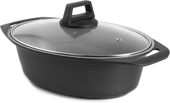 Dubbel Branderpistool voor Gelijktijdig Gladmaken en Grillen Geschikt voor Inductie 44 x 29 cm — afbeelding 3