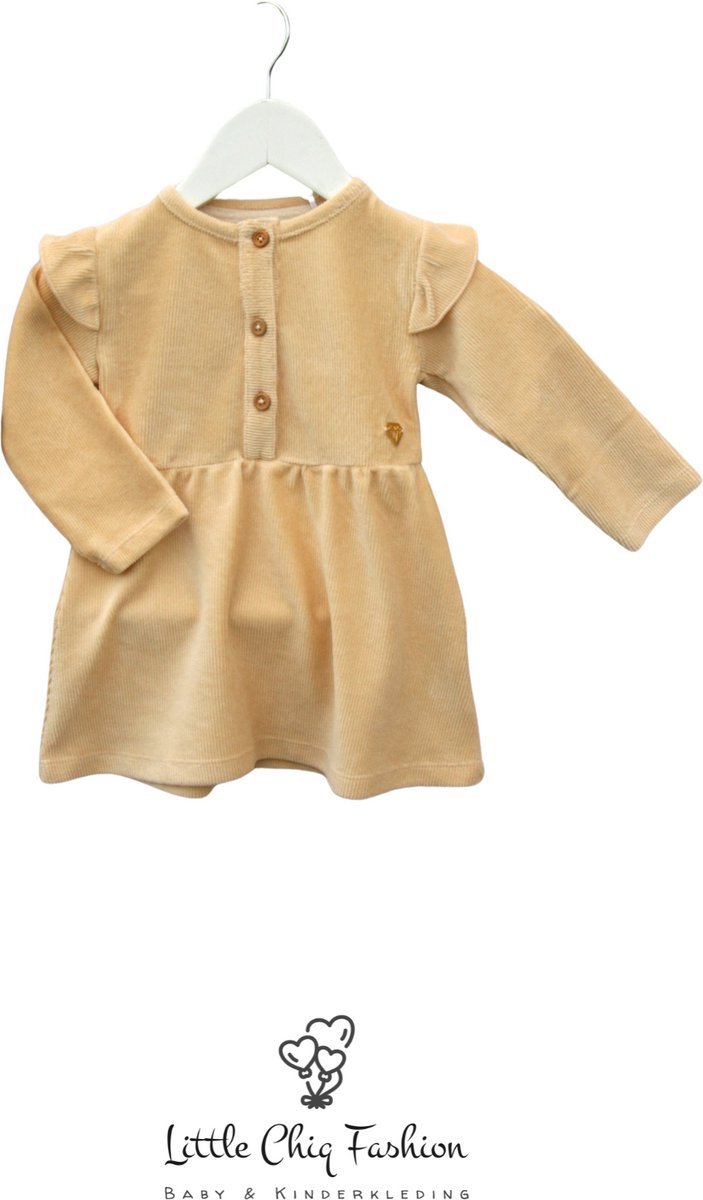 Little Chiq Baby jurk ribstof