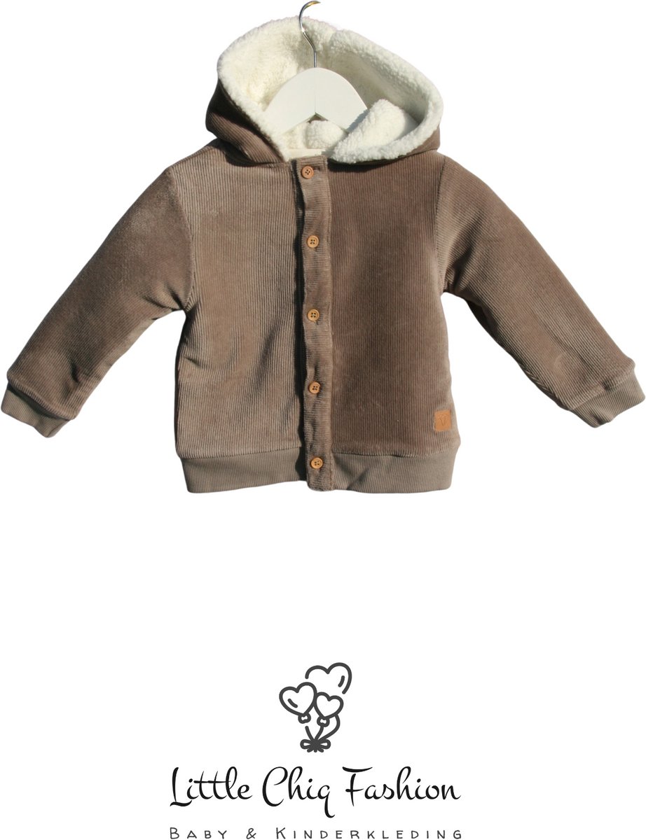 Little Chiq Baby Teddy Jas – Gevoerd & Warm – Exclusieve Baby Mode